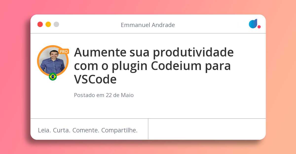 Aumente sua produtividade com o plugin Codeium para VSCode